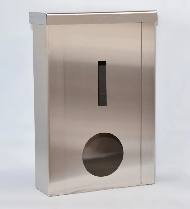 ESS03universal001 dispenser met ronde opening en INOX front