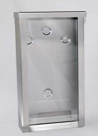 RVS dispensers met acryl front